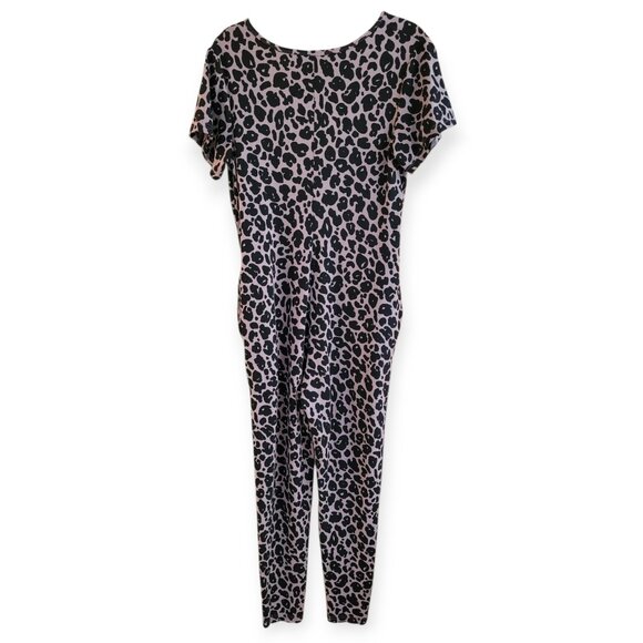 Smash Tess Lexi Leopard Sunday Romper XXS Bamboo Cotton Canadian Made Cozy - Picture 4 of 9
